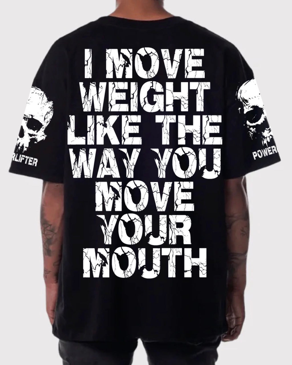 MOVE WEIGHT TEE IN BLACK