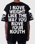 MOVE WEIGHT TEE IN BLACK