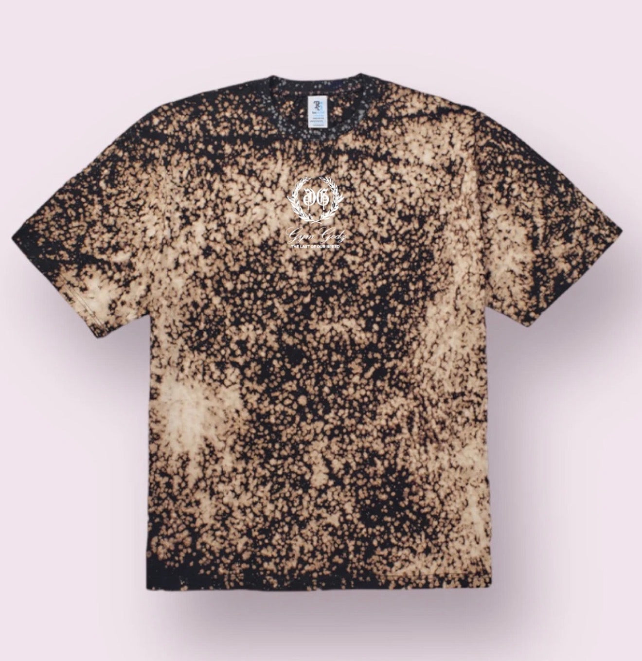 HELLS HOUNDZ TEE IN BLEACHED