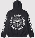 EMERGED FROM DARKNESS PULLOVER HOODIE IN BLACK