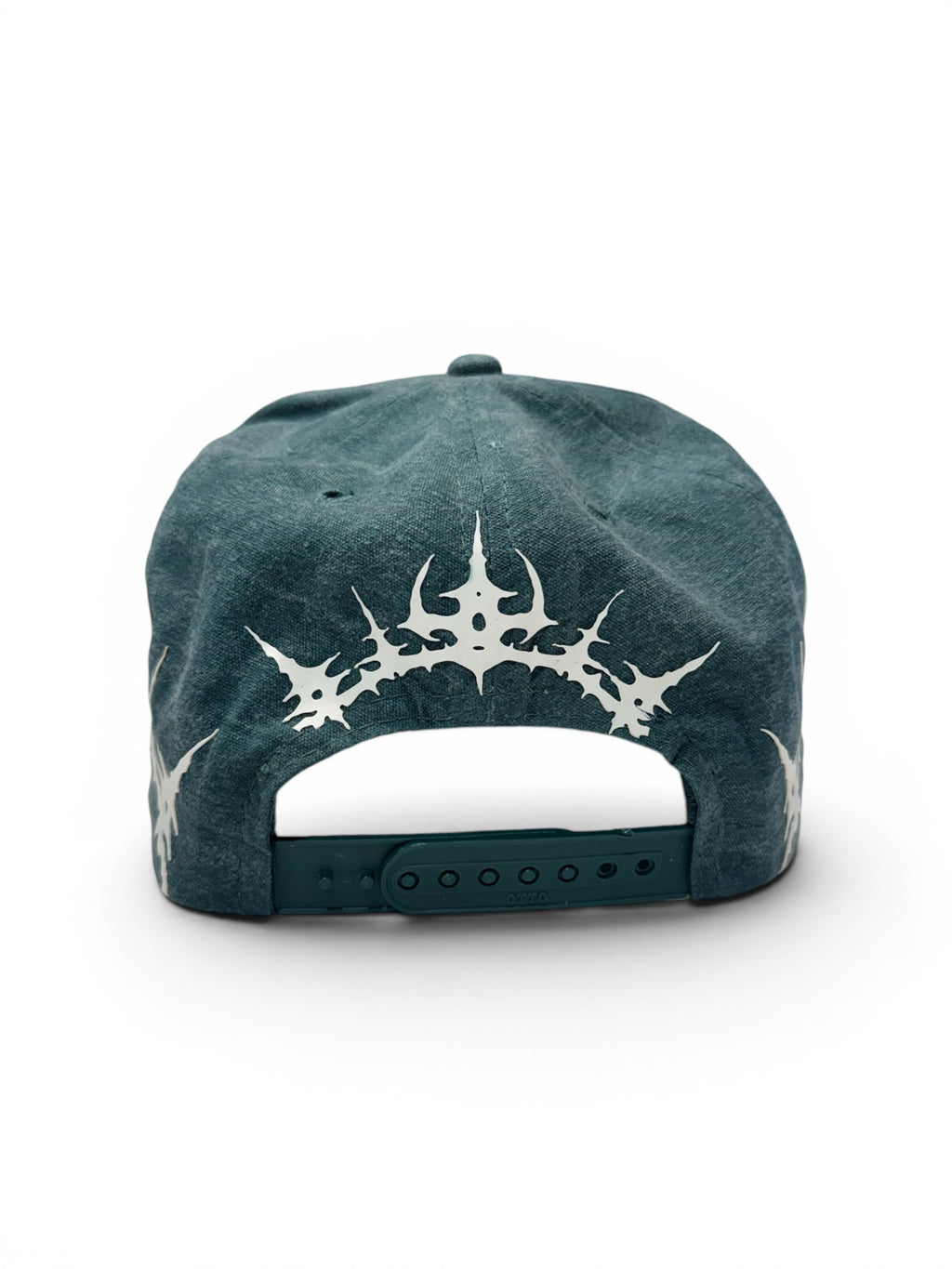WE REIGN THE THRONE HAT IN WASHED GREEN