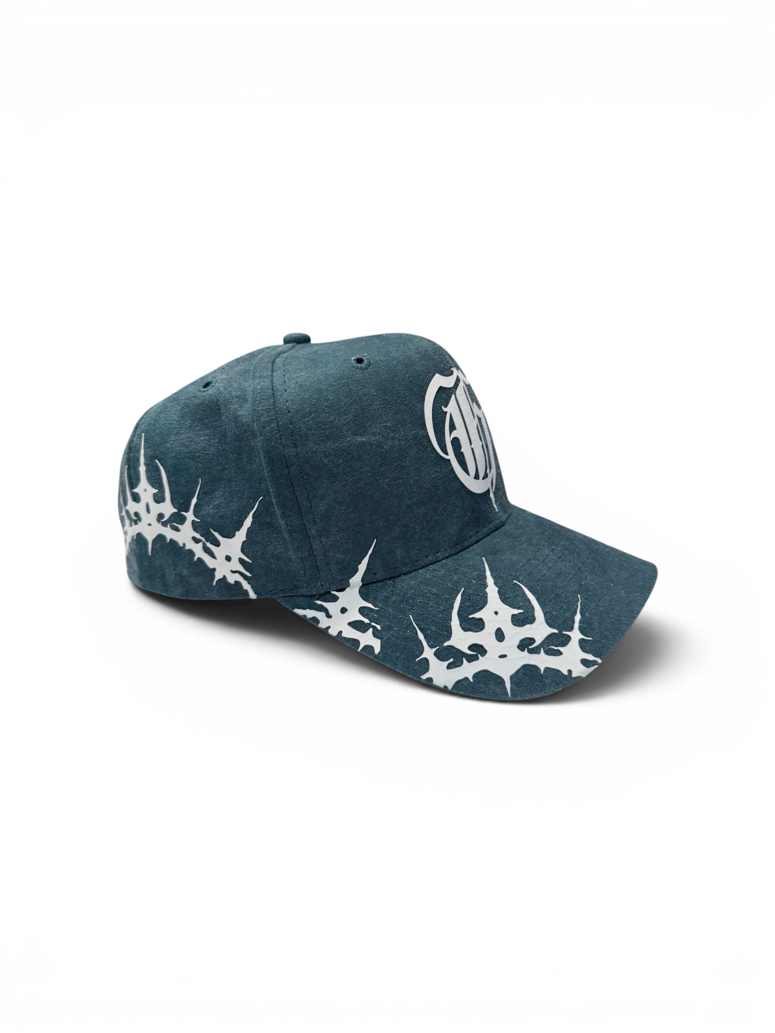 WE REIGN THE THRONE HAT IN WASHED GREEN