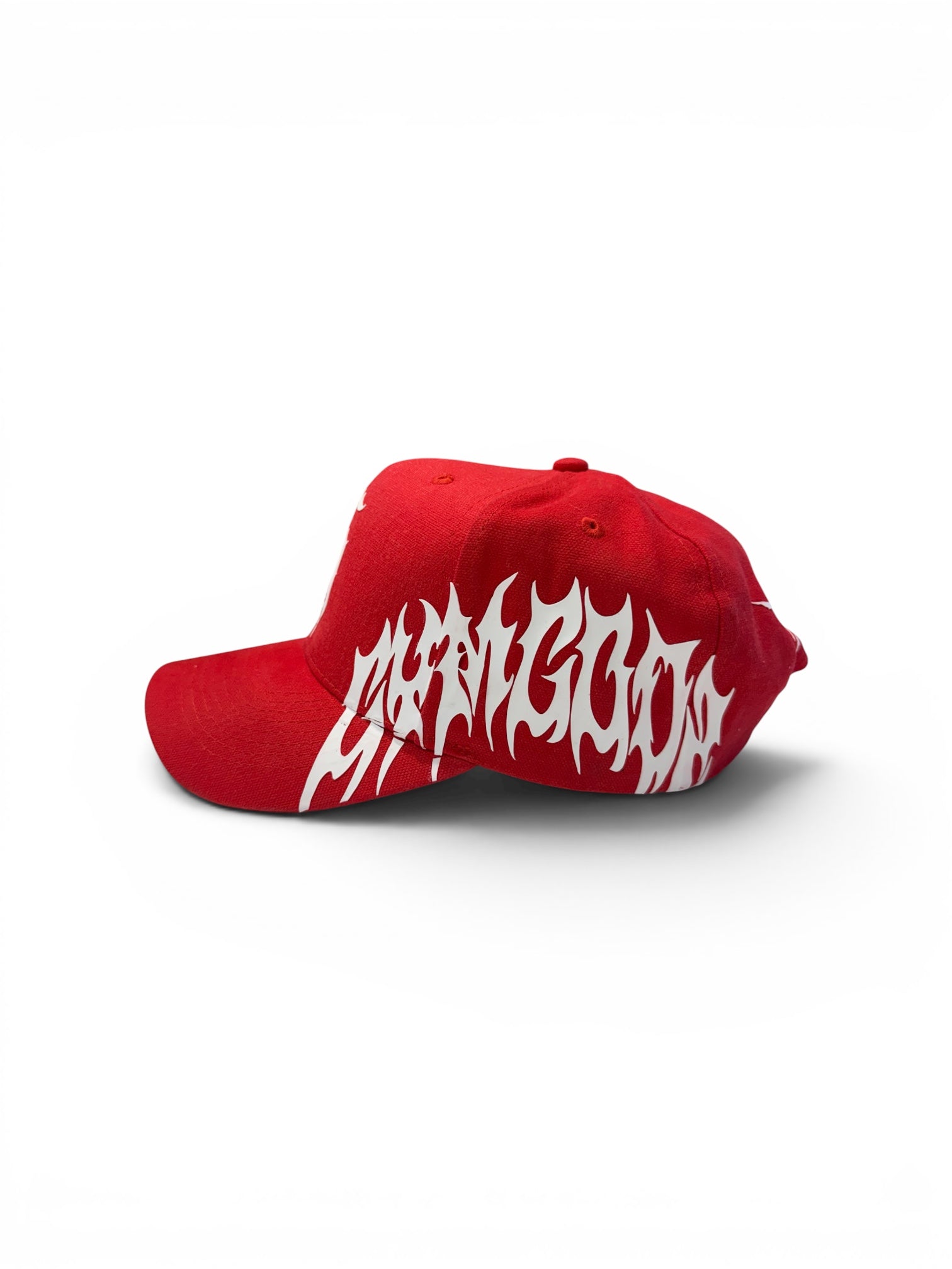 BORN IN THE SHADOWS HAT IN RED