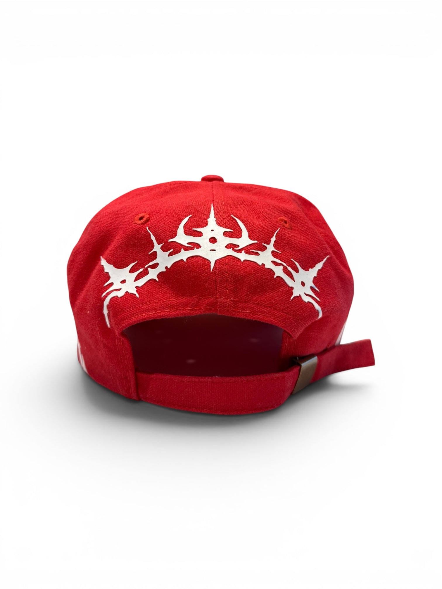 BORN IN THE SHADOWS HAT IN RED