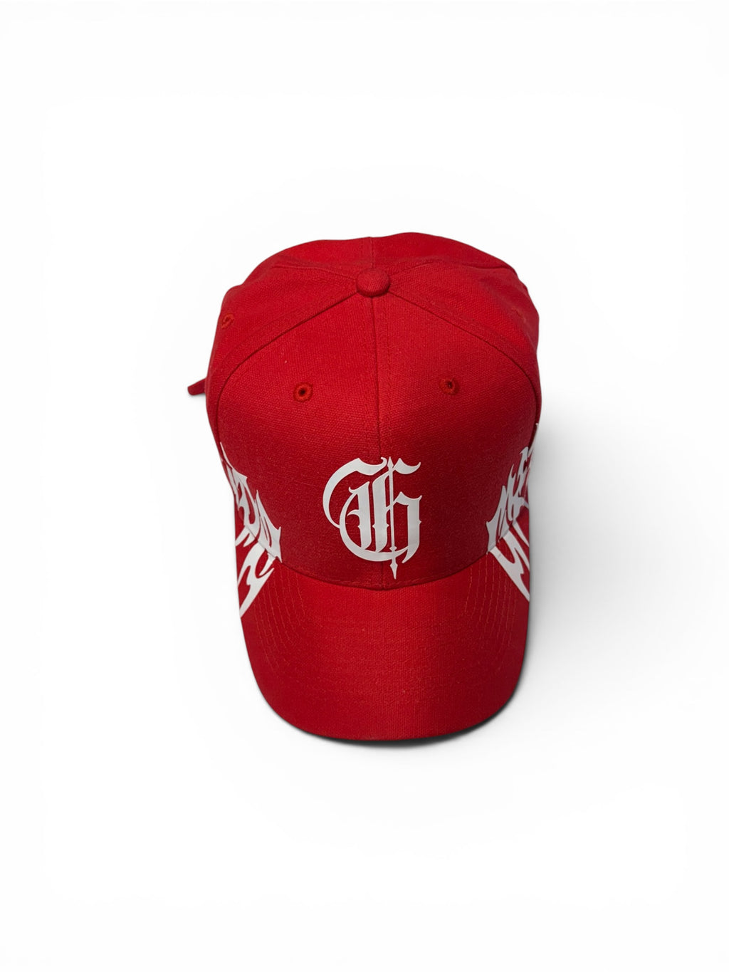 BORN IN THE SHADOWS HAT IN RED
