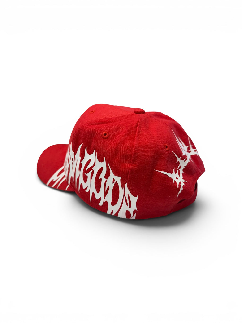BORN IN THE SHADOWS HAT IN RED